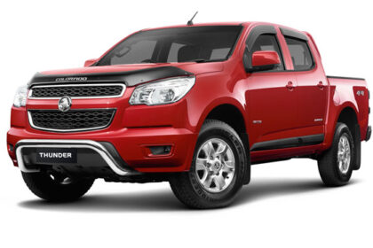 The special edition Thunder pack bulks up the Holden Colorado