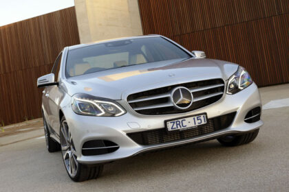 The new Mercedes-Benz E-Class sedan and wagon combine sporty looks with the latest in technology