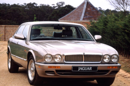 The instantly recognisable Jaguar XJ6