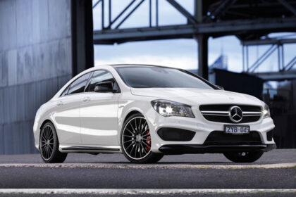 Mercedes-Benz CLA 45 AMG is a four-door coupe with stacks of performance