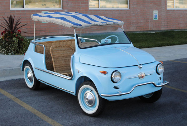 The original Fiat 500 Jolly was a great looking beach buggy