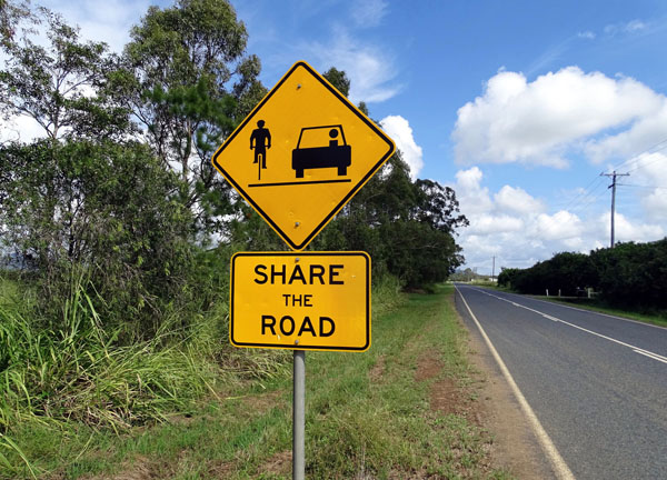 Road Sign in Outback Australia